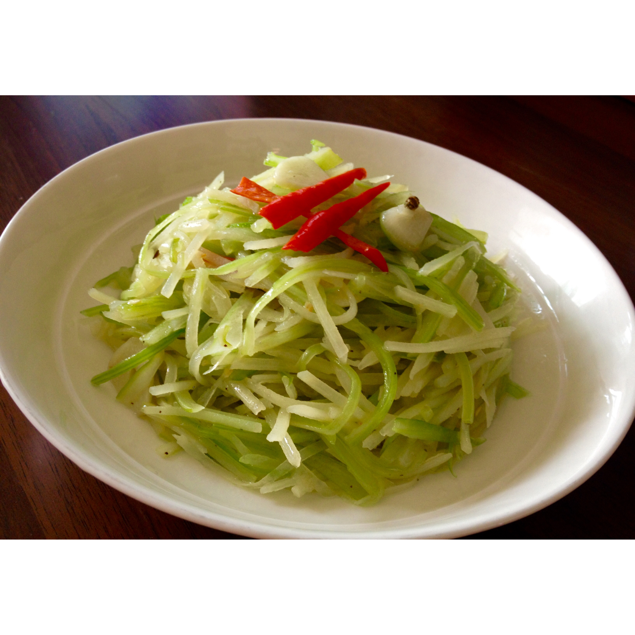 芹菜炒土豆丝