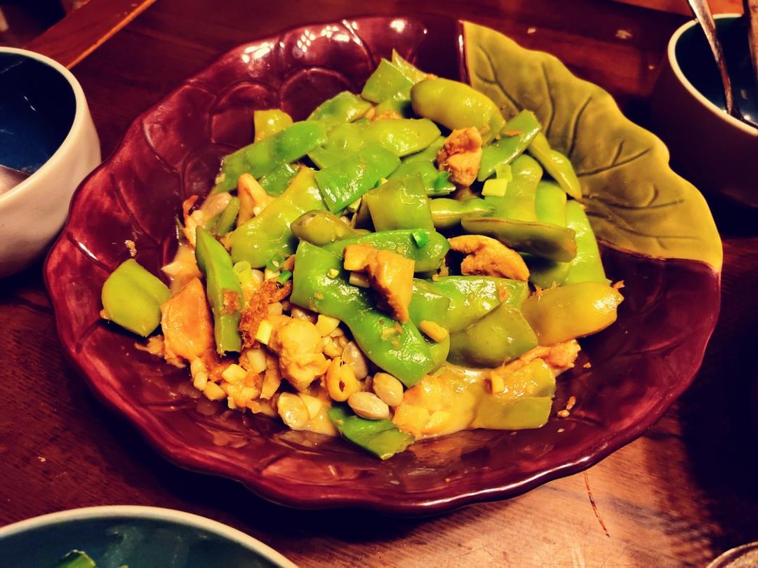 豆角鸡丁