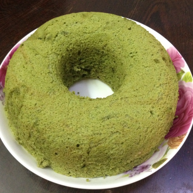 6寸抹茶戚风蛋糕
