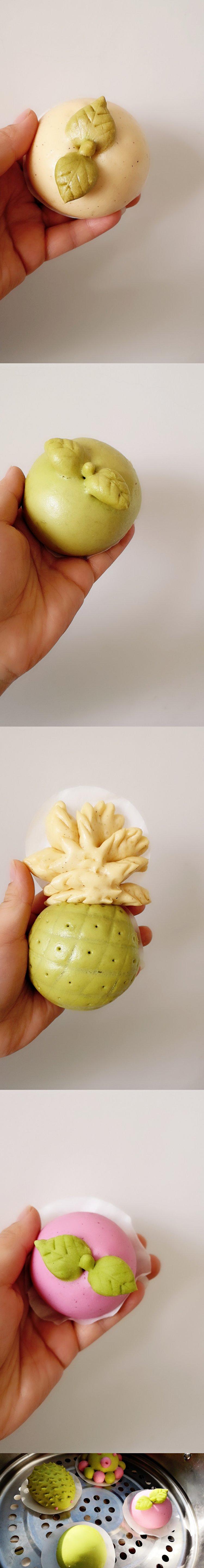 宝宝最爱的果蔬卡通馒头