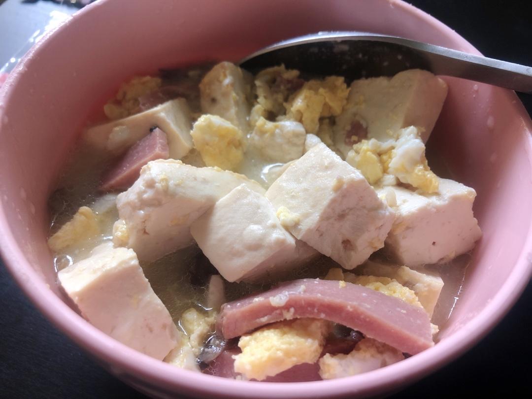 低卡减脂汤🔥菌菇豆腐鸡蛋汤❗️