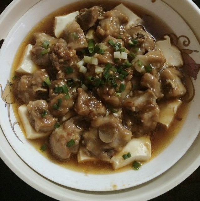 排骨蒸豆腐