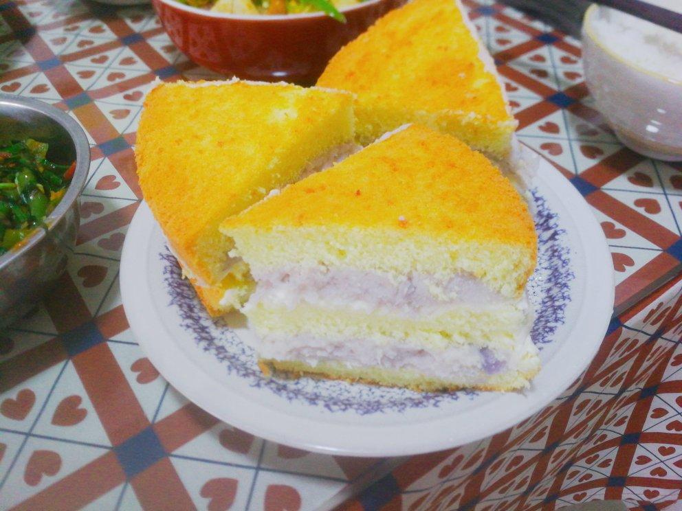芋泥奶油蛋糕