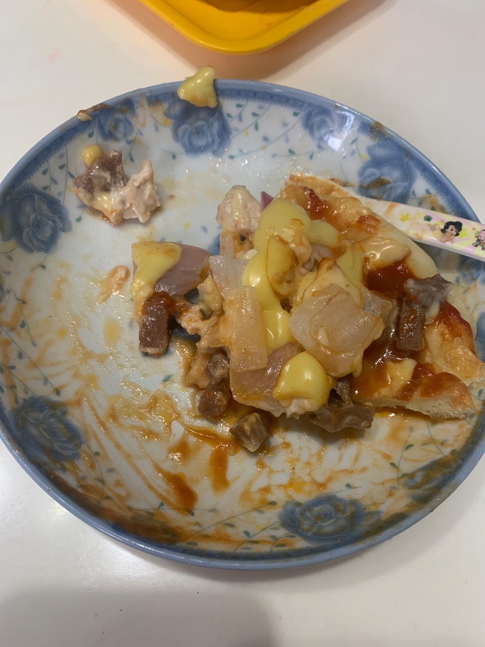 超好吃的微波炉披萨