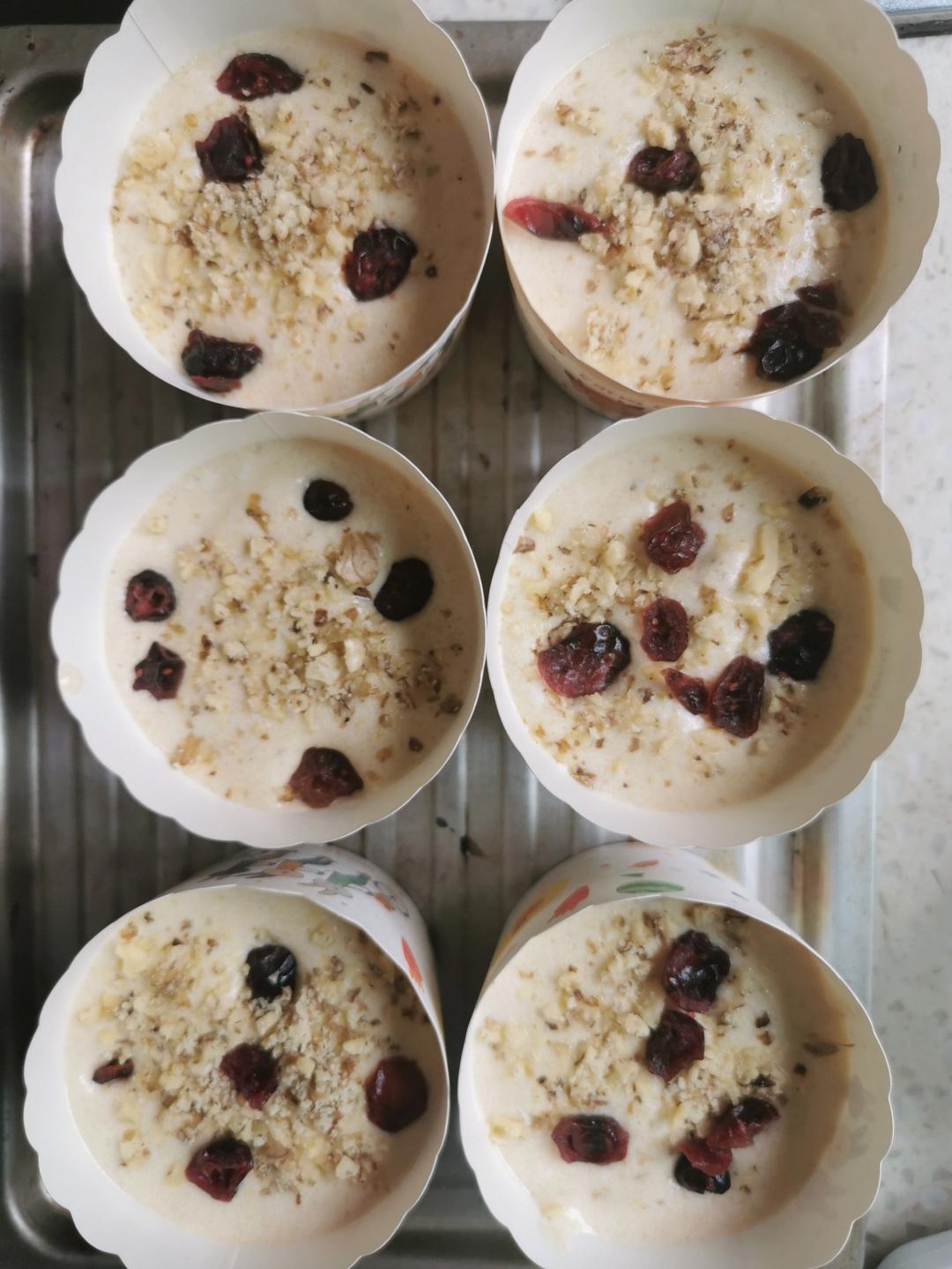 香蕉纸杯蛋糕（无泡打粉）