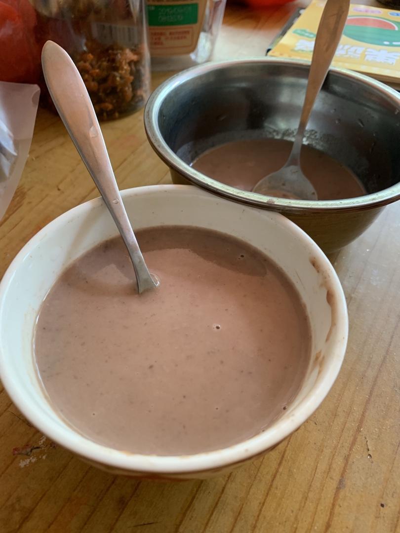 红豆牛奶