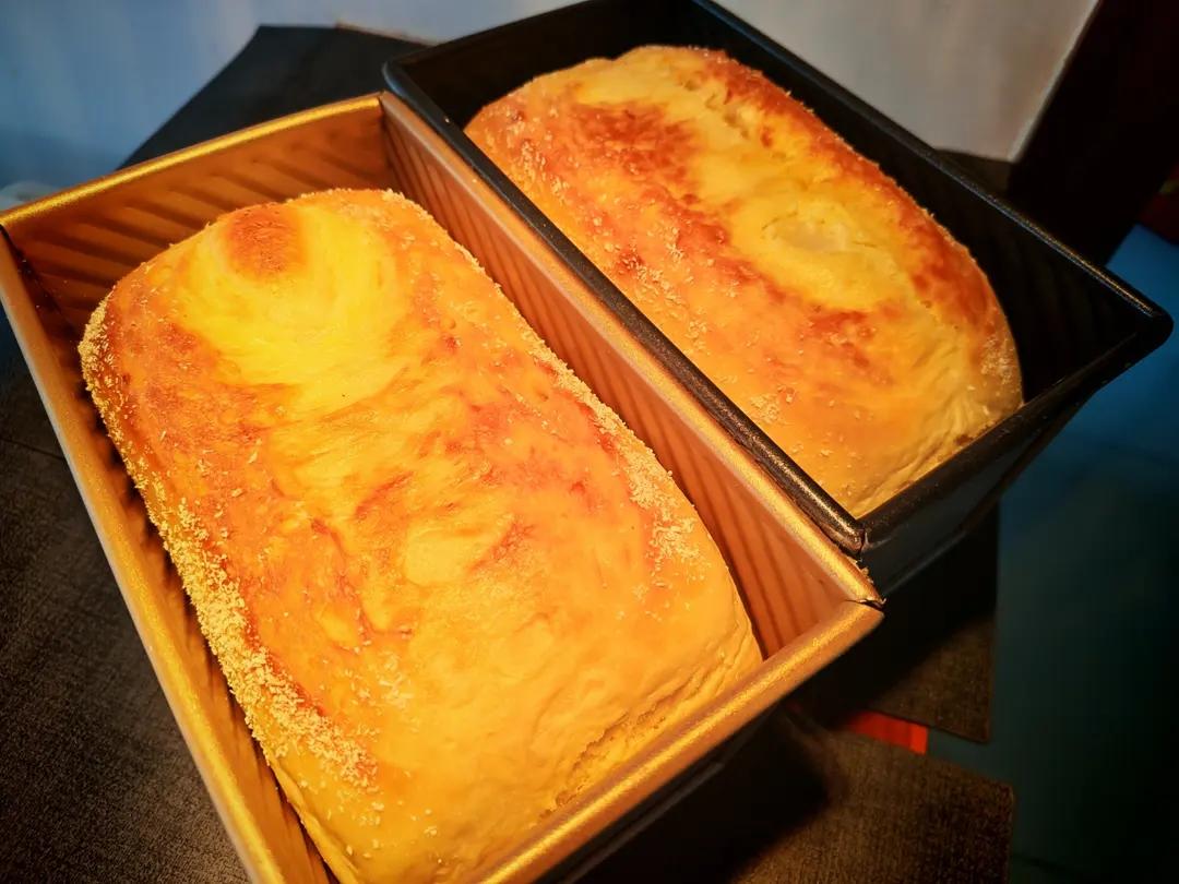 软嫩的乳酪吐司---风炉两层山形吐司同烤记录