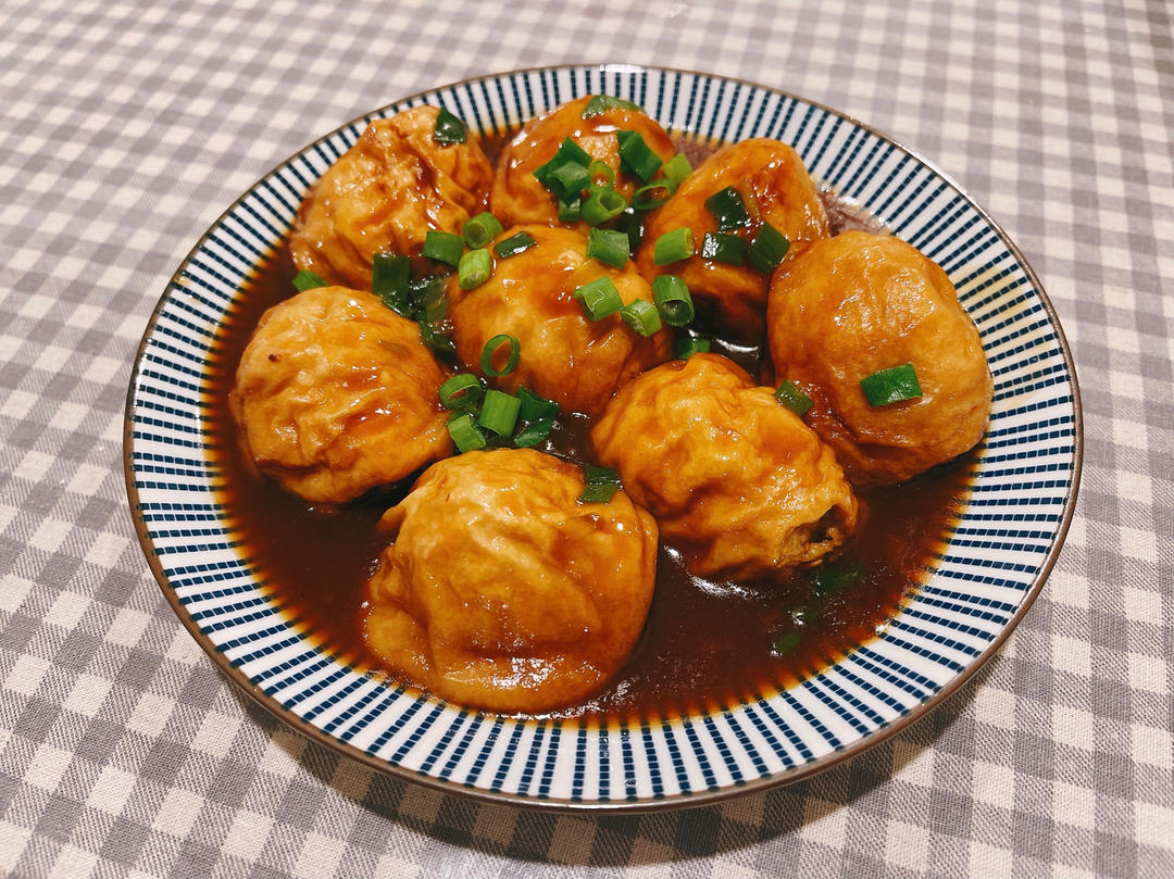 【上海本帮菜】油面筋塞肉（汤汁超下饭）