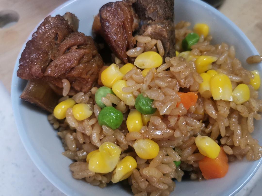 电饭锅版排骨焖饭