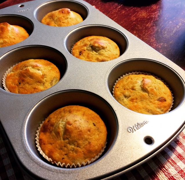 快手香蕉纸杯蛋糕