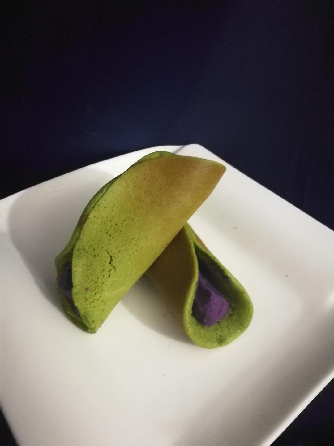 抹茶紫薯铜锣烧