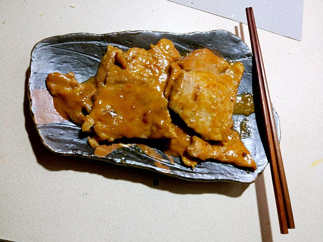 红烧梅肉排