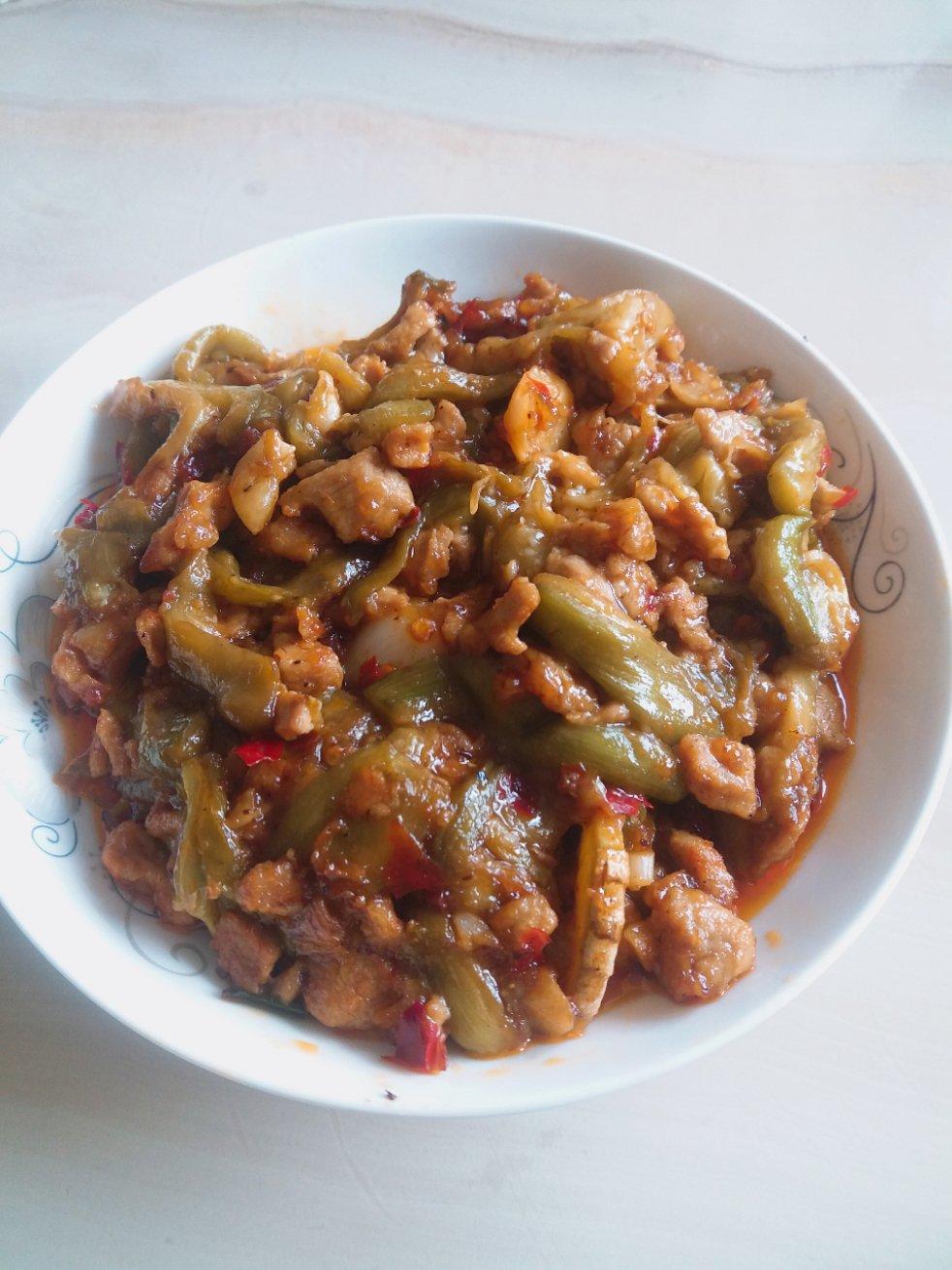 为什么饭店里的茄子会这么好吃？答案在这里——红烧肉末茄子（多动图，孔瑶的食谱）