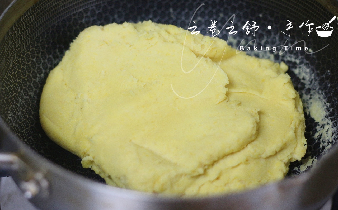 清凉解暑✅简单快手版‼️奶香流心绿豆糕的做法 步骤4