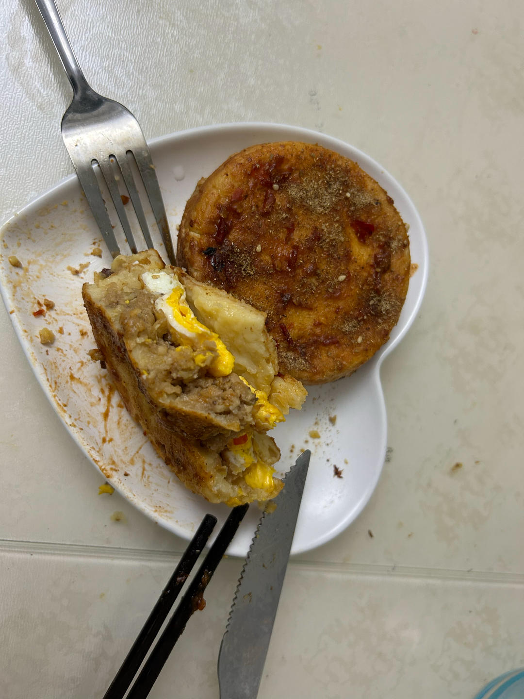 在家也能吃到鸡蛋堡