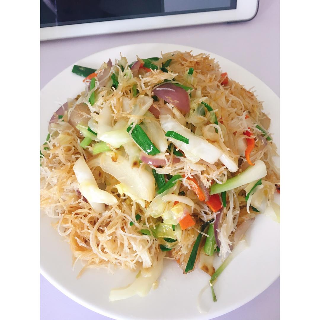 快手早餐炒粉干