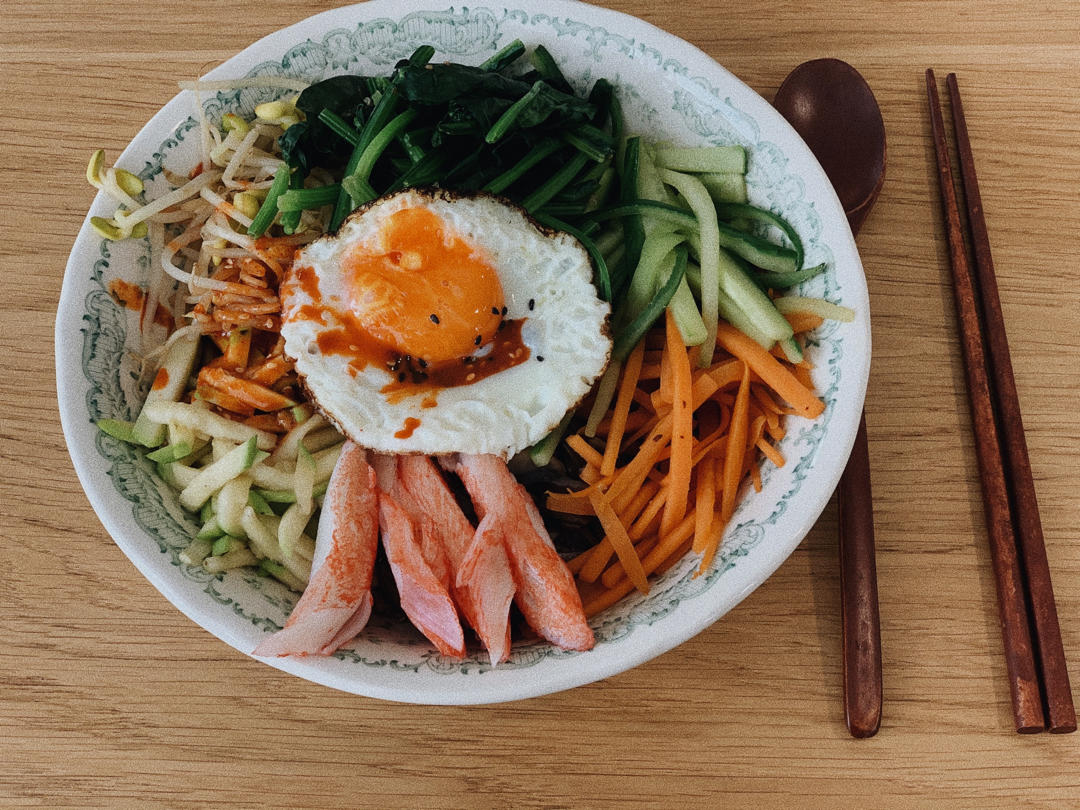减脂必吃💯超多酱汁的韩式杂粮牛肉拌饭