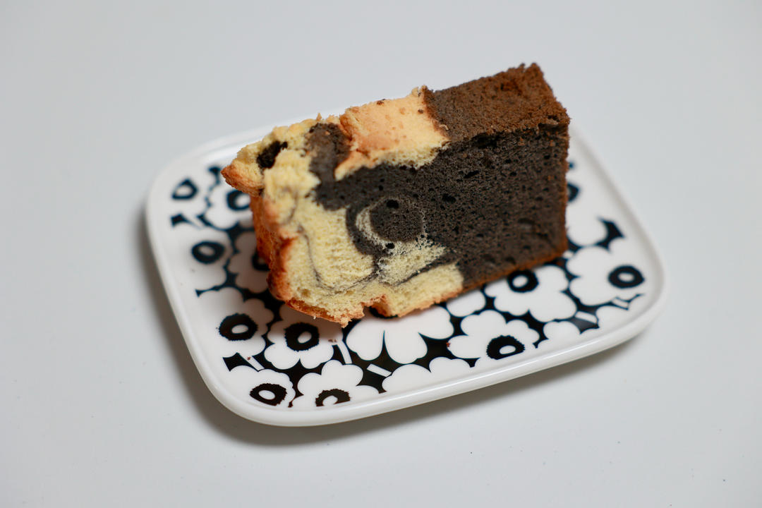 中岛老师的双层黑芝麻酱戚风