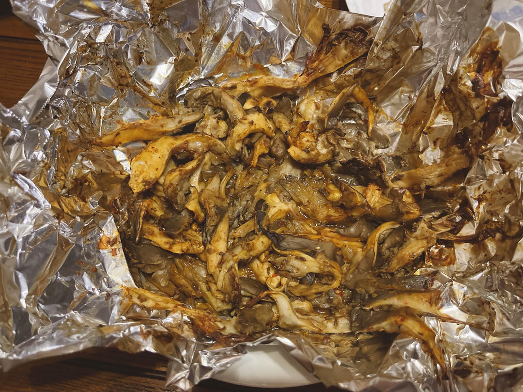 空气炸锅版：炸蘑菇（极其简单）