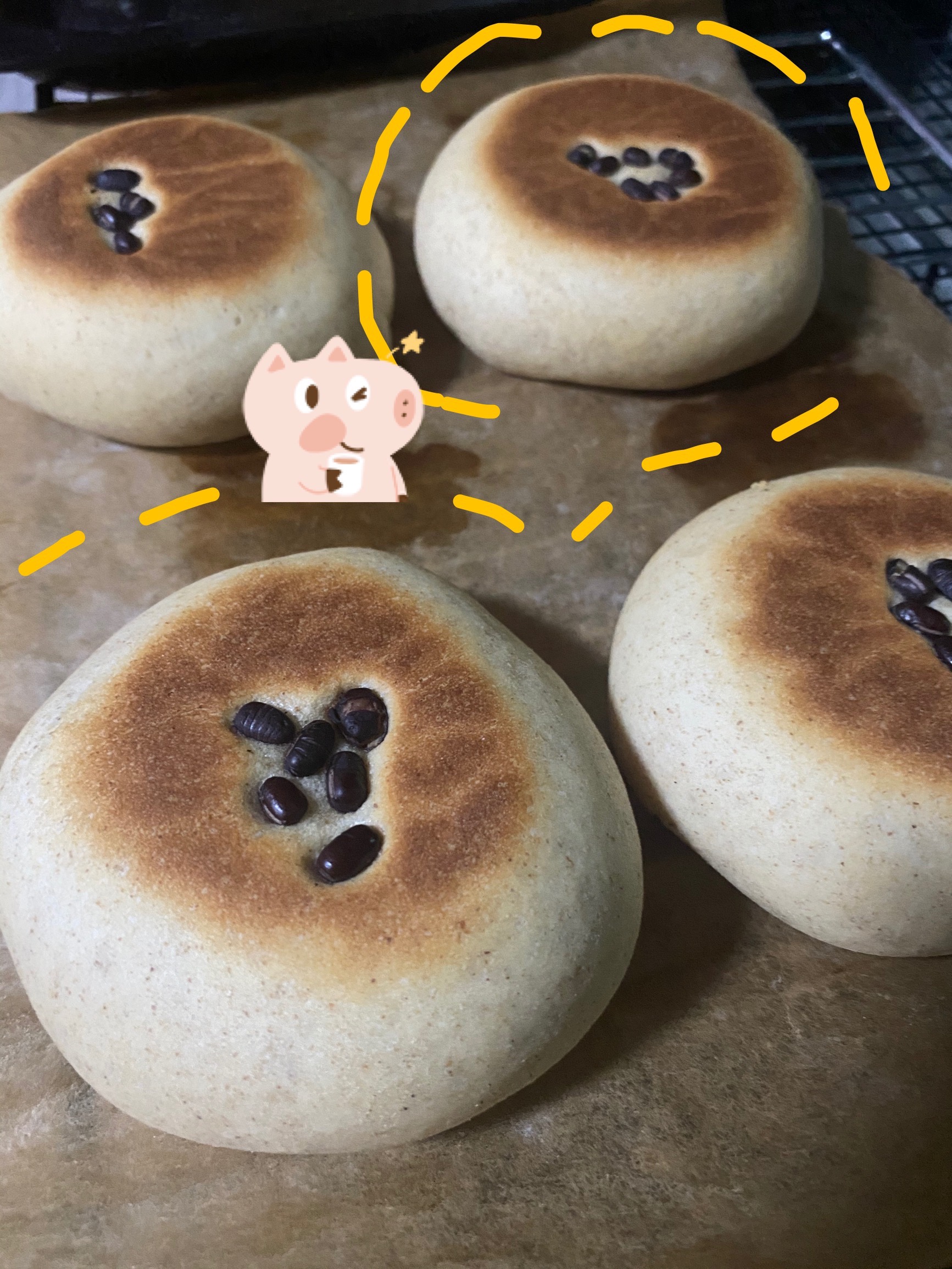 日式红豆包 🥯无黄油/低油糖版本的做法