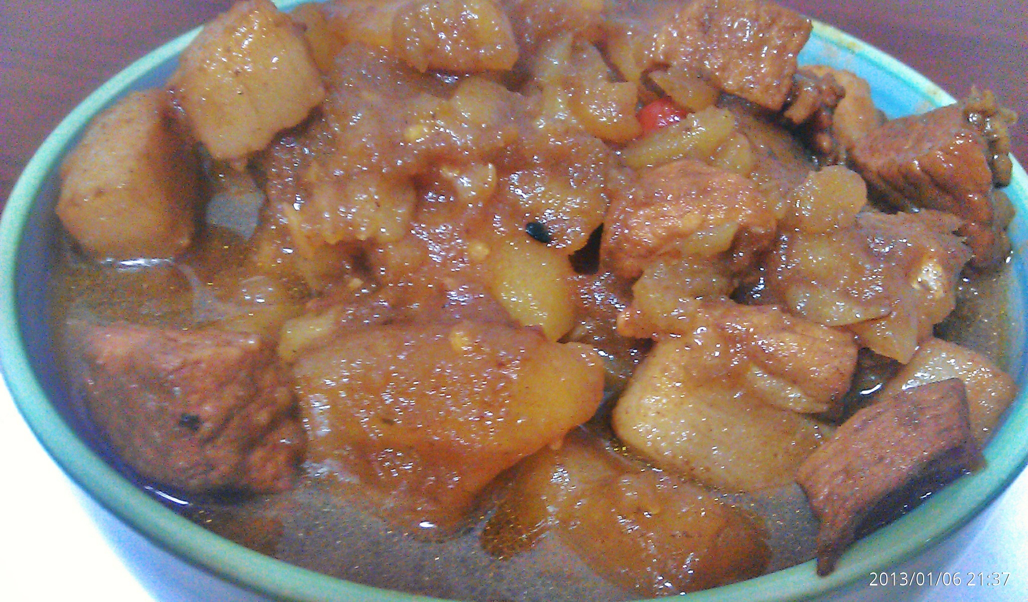 土豆烧肉