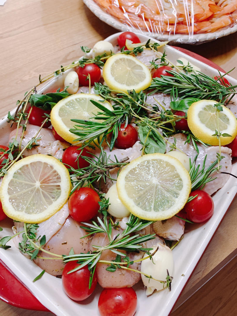 超详细 入味马杀鸡迷迭香烤鸡腿（翅）宴客必备