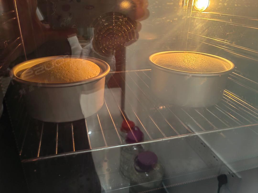 分蛋式海绵蛋糕(六寸)