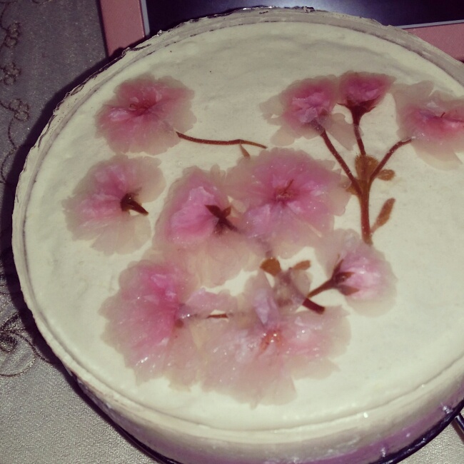 樱花渐变慕斯蛋糕（6寸）