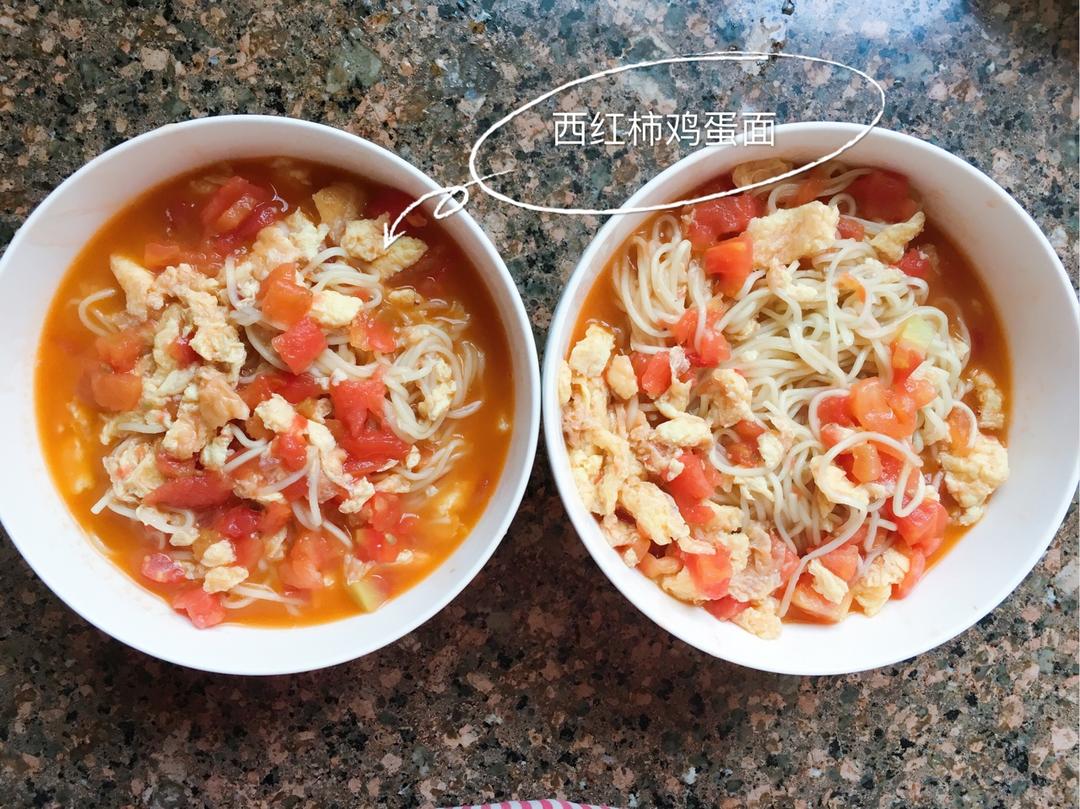 超级入味好吃的番茄鸡蛋面