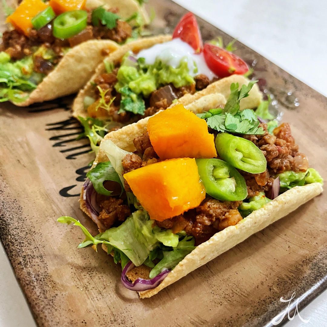 nancycc做的taco墨西哥卷饼简单易做的墨西哥卷饼软皮taco家庭版