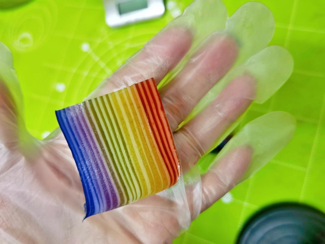 🌈彩虹千层马蹄糕