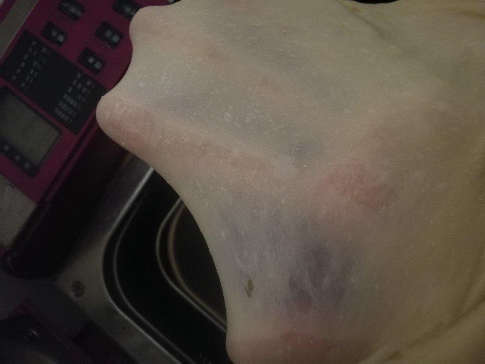 夏天面包机如何揉手套膜