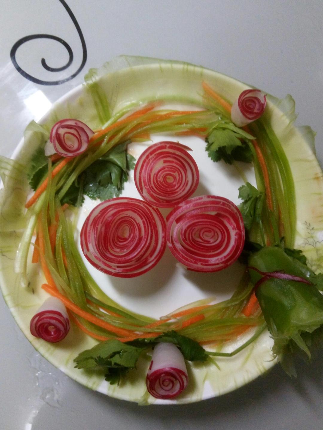 花开富贵（红）胭脂萝卜花