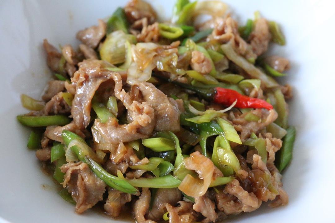 葱爆肉