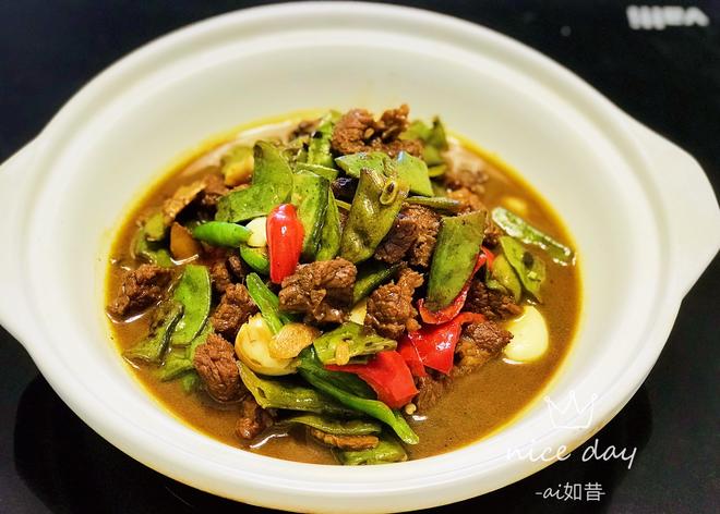 红烧牛肉炖扁豆的做法