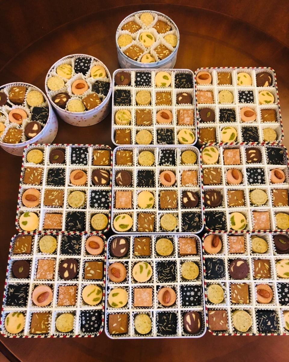 九宫格曲奇礼盒  |  每一格都有不一样的味道