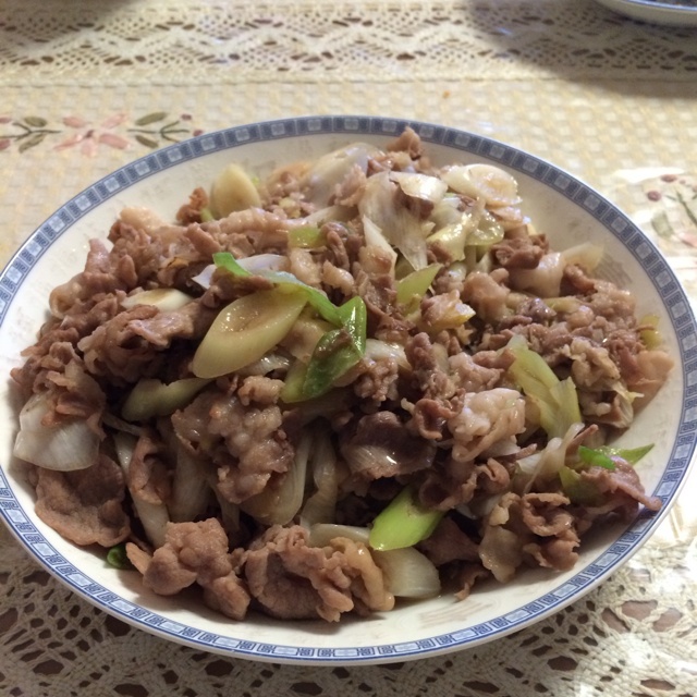葱爆羊肉