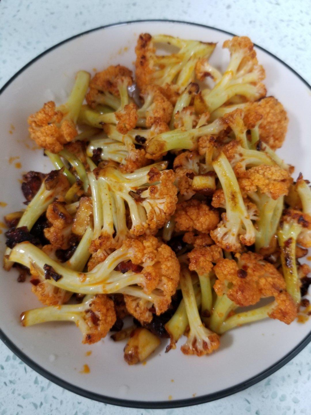 干锅菜花【超级简单版】