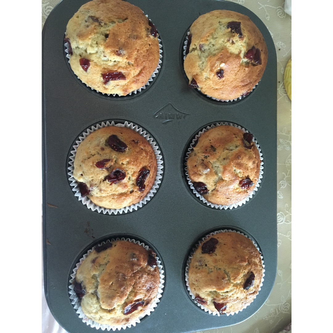 少女心的香蕉蔓越莓玛芬