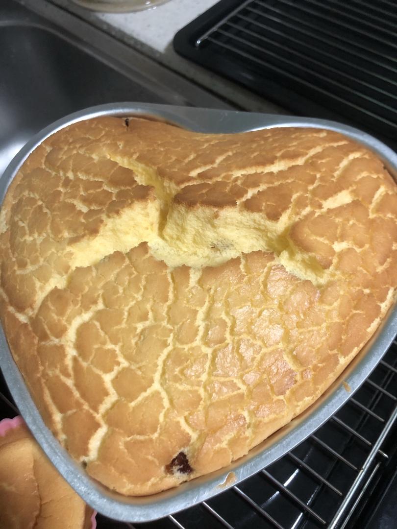 6寸原味戚风蛋糕