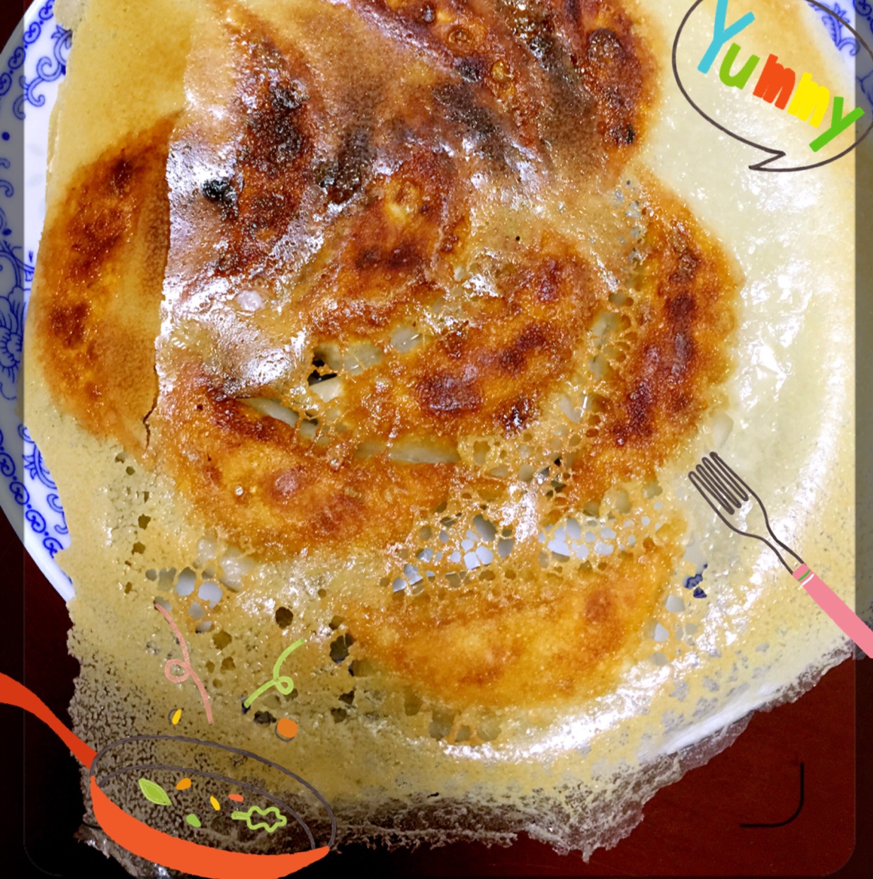 冰花煎饺（蕾丝版）