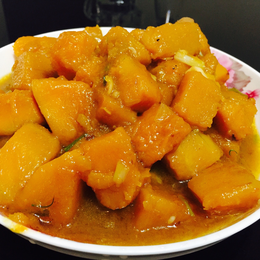 秀32做的清炒焖南瓜