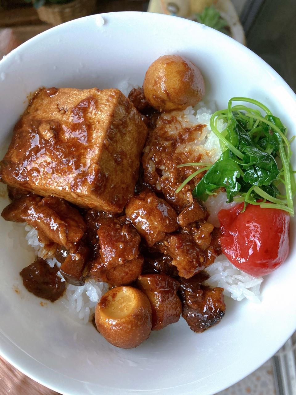 台式卤肉饭（豆腐版）