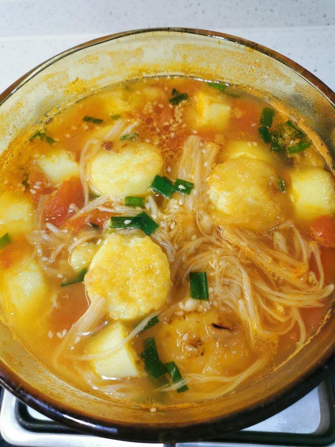 金针菇烧日本豆腐