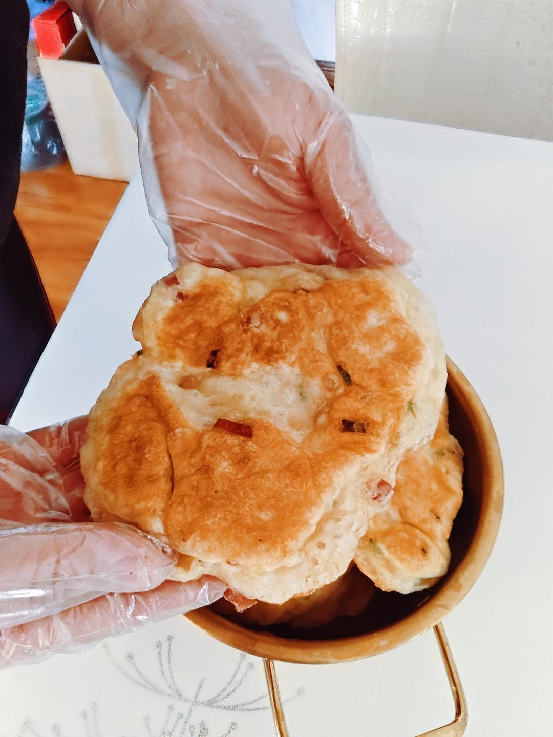 香葱火腿泡泡饼