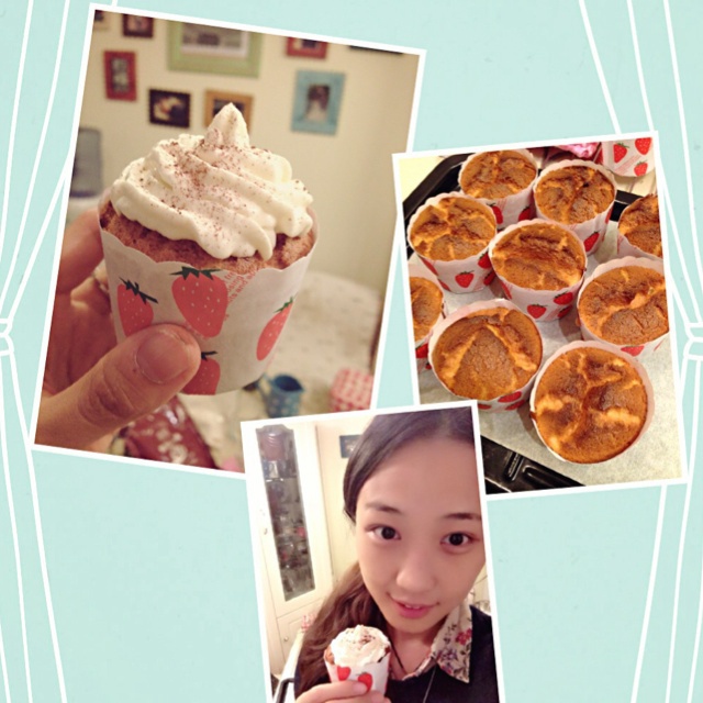 奶油戚风杯子蛋糕