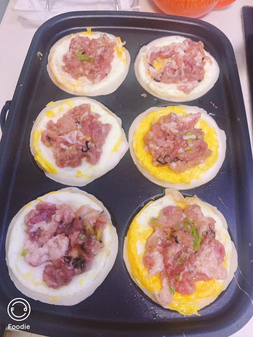 早餐霸王~沉甸甸鸡蛋汉堡