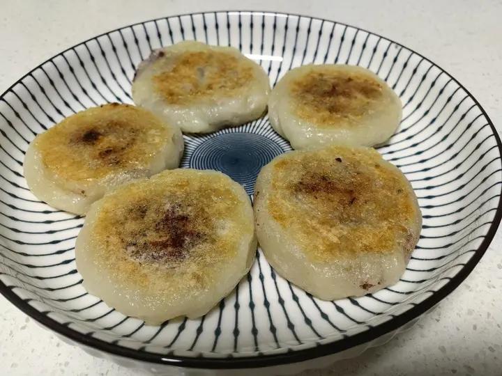 煎粘豆包