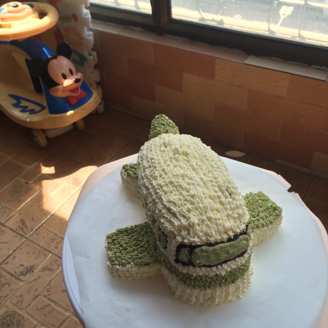 立体小客机蛋糕