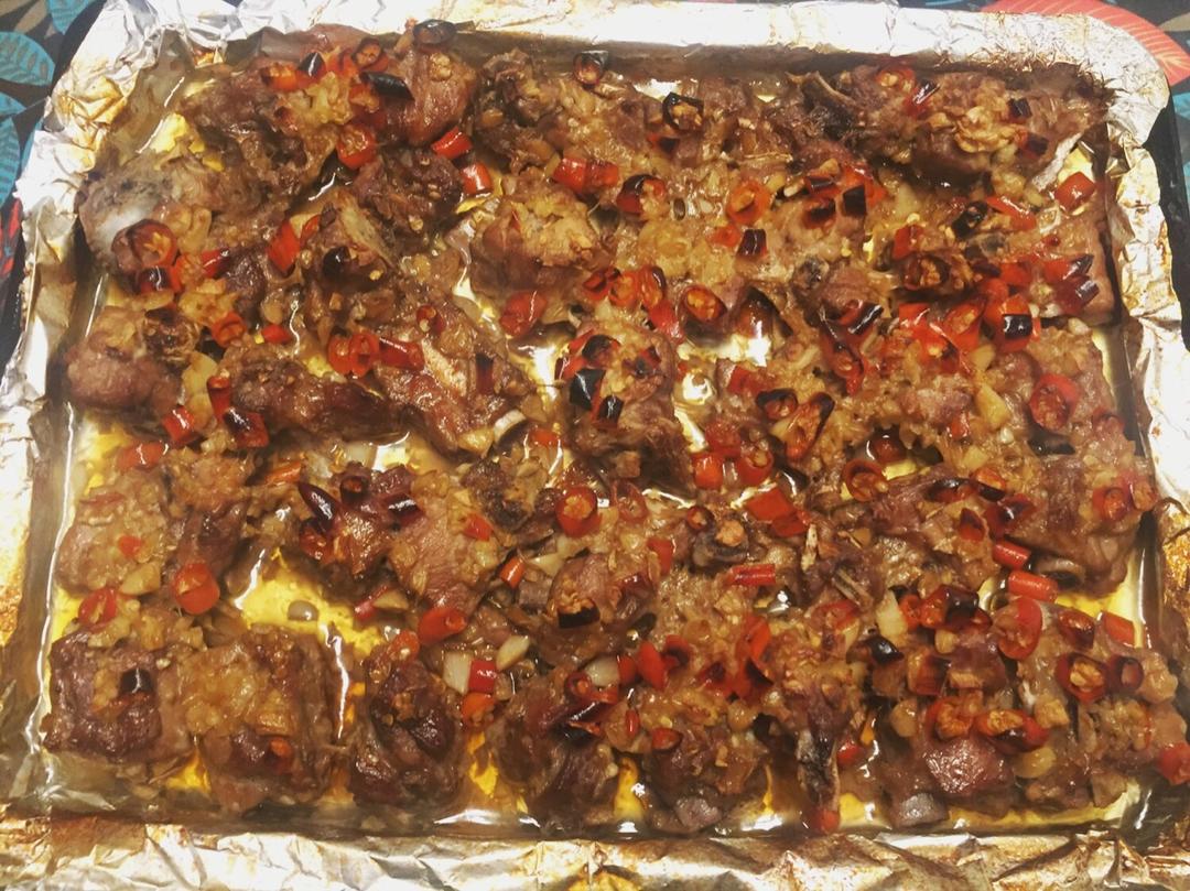 香到骨头里的蒜香排骨（烤箱）